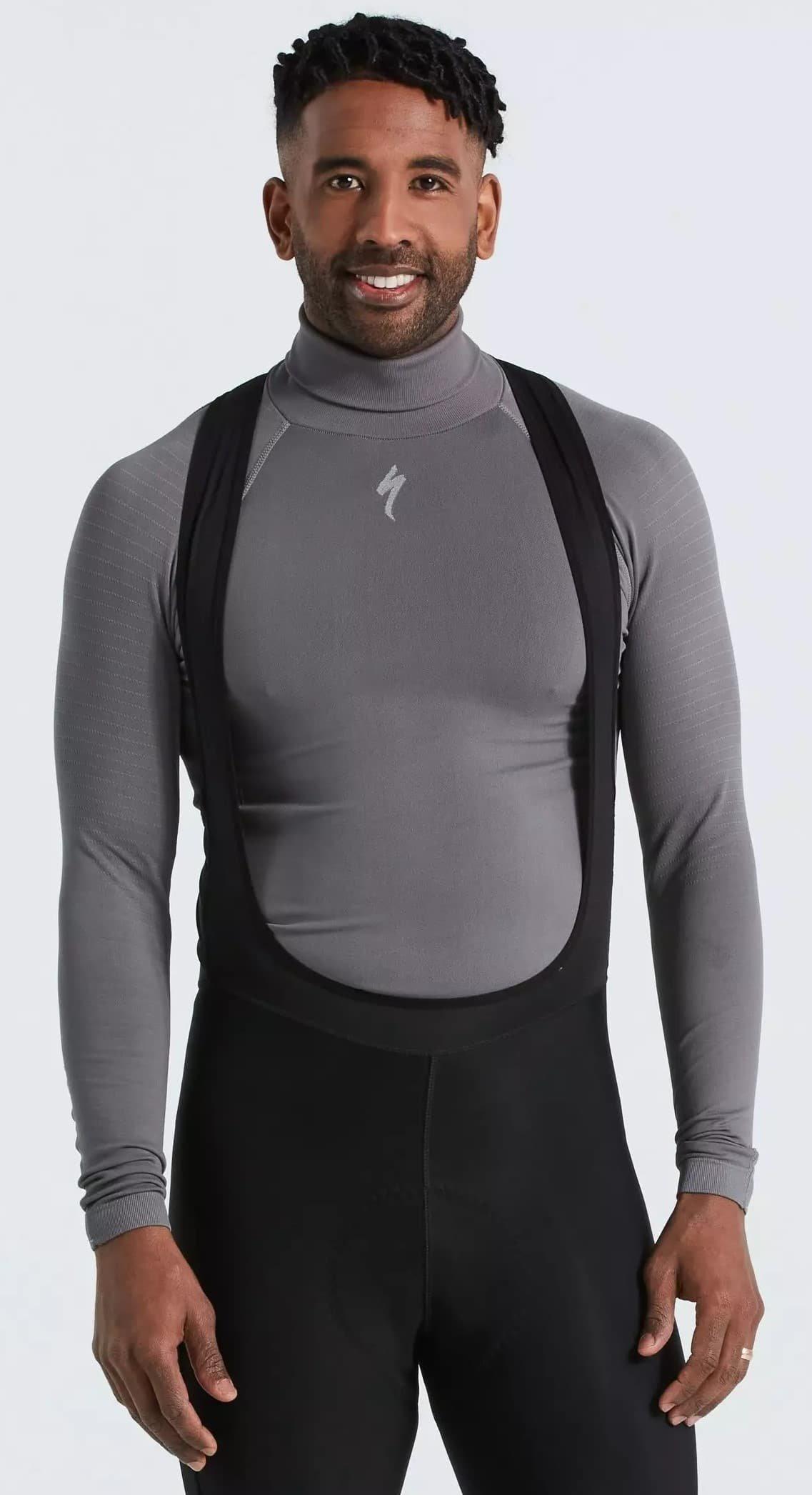 Cyklistické prilby Specialized Seamless Roll Neck LS Base Layer M Veľkosť: S/M