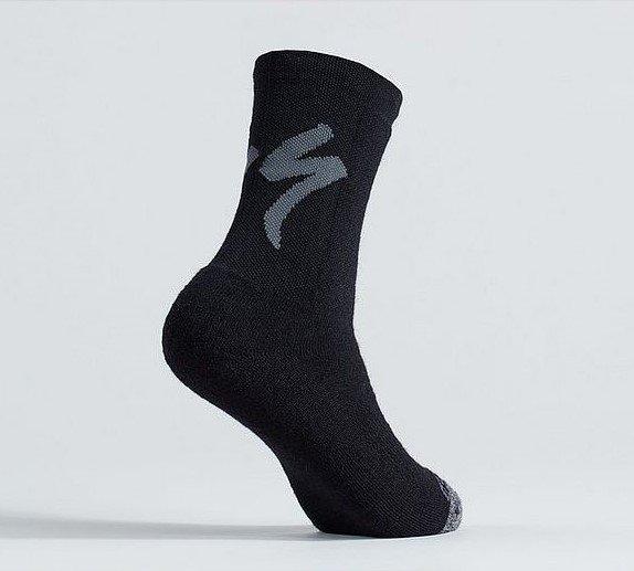 Ponožky Specialized Merino Deep Winter Tall Logo Socks Veľkosť: XL