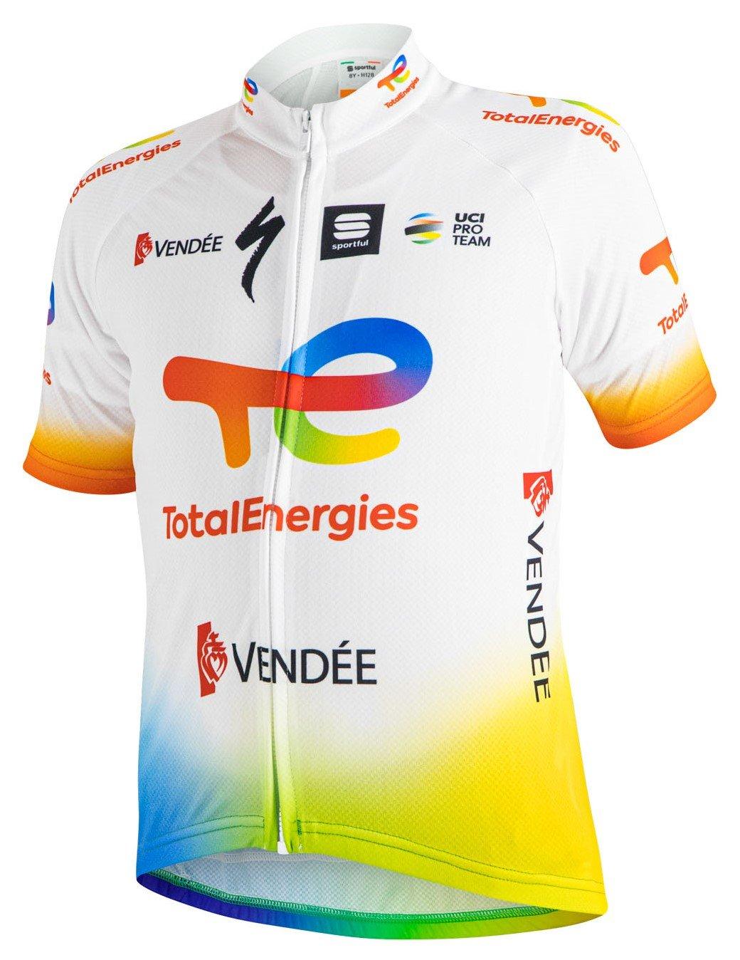 Detský cyklodres Sportful TotalEnergies Jersey Kids Veľkosť: 14