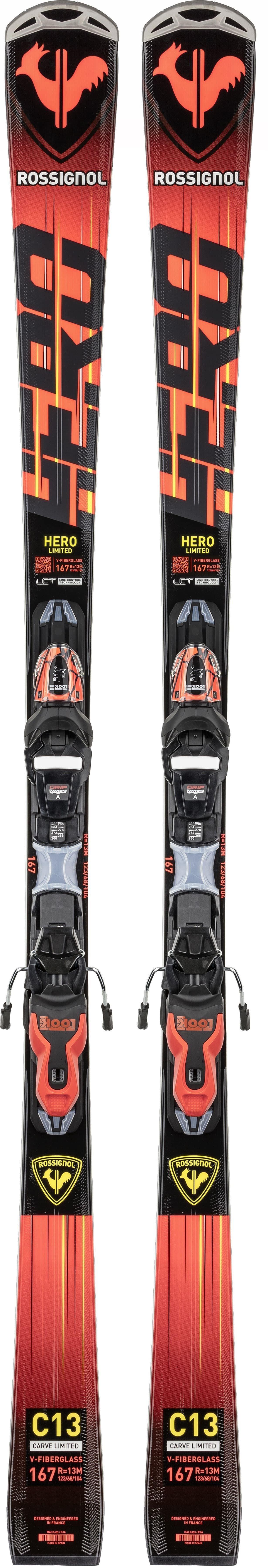 Pánske lyže Rossignol Hero LTD Race + Look Xpress 11 GW Veľkosť: 162 cm