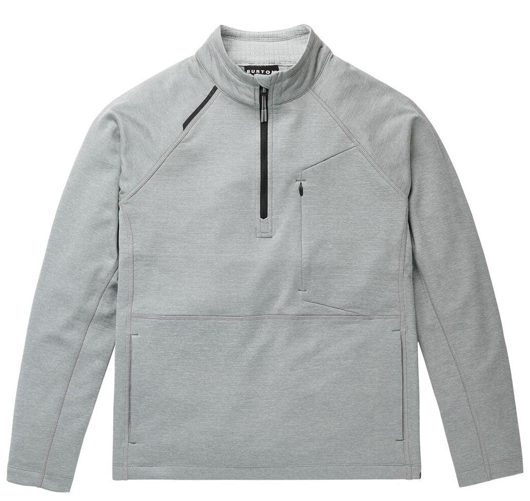 Dámska druhá vrstva Burton Multipath Grid Quarter-Zip Fleece W Veľkosť: L