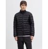 jackjones jjebradleylightpuffercollarnoos black