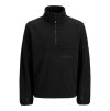 jackjones jjalpeshalfzipfleecejacketaw25 black