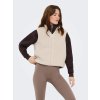 only onpcavyhnfzteddyswtwaistcoat beige