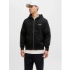 jackjones jjesohosweatziphoodnoos black
