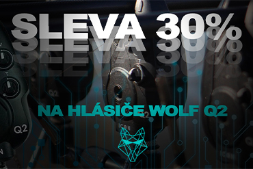 *** 30 % ZĽAVA NA HLÁSIČE WOLF ICON Q2 ***