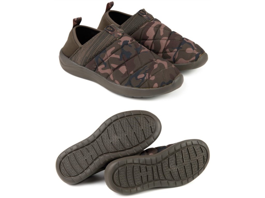 fox pantofle camo khaki bivvy slipper (1)