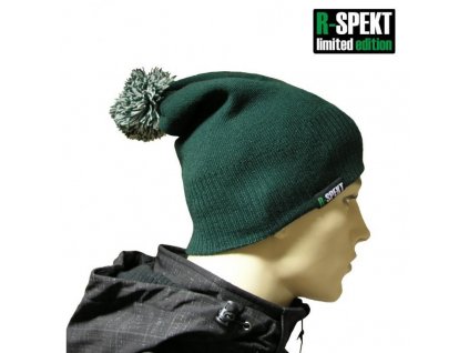 R-Spekt čiapka PomPom Duo Beanie Style zelená (76048)