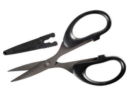 Giants Fishing nůžky černé Scissors with Safety Cap (G-61048)