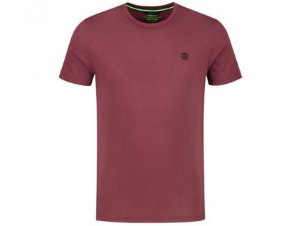 Korda tričko Le Scaley Tee Burgundy BLK Print vel. XXXL (KCL333)