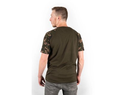 Fox tričko Camo/Khaki Chest Print T-Shirt