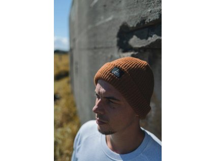 Monkey Climber čiapka Halfwrap Beanie Sand