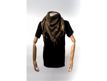 Monkey Climber šál Shemagh Scarf Sand Black