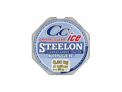 Konger Fluorocarbon Ice Steelon Cristal clear 50 m