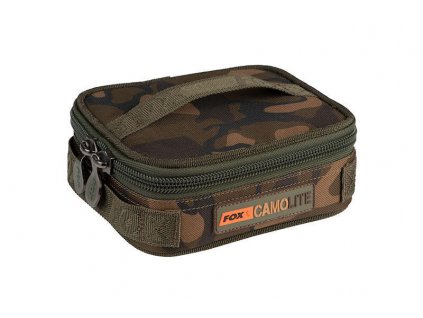 Fox vystužené púzdro Camolite Rigid Lead & Bits Bag Compact (CLU439)