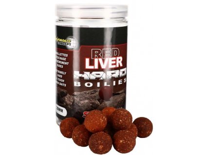 Starbaits tvrdené boilies Red Liver Hard Boilies