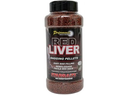 Starbaits pelety Bagging Pellets Red Liver 700 g (33752)