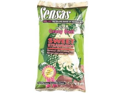 Sensas vnadiaca zmes Crazy Bait Sweet Strawberry 1 kg (71741)