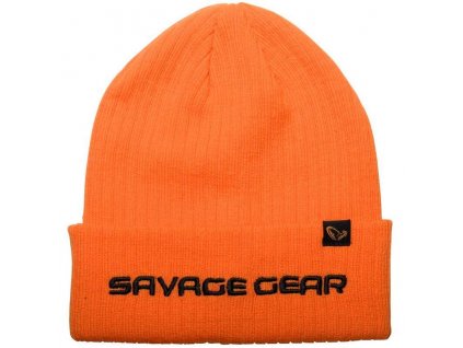 Savage Gear čepice Fold Up Beanie Sun Orange (73742)