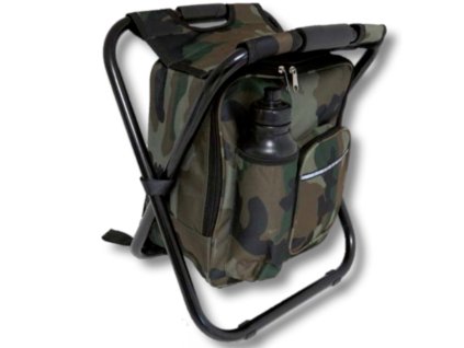 behr batoh s zidlickou backpack camou seat