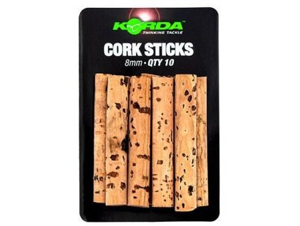 Korda korkové tyčinky Cork Sticks 8 mm 10 ks (KRT007)
