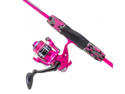 Saenger dětský rybářský prut se světélkujícím navijákem Flashlight Stick 40 195 cm 15 - 45 g růžový (5750195)