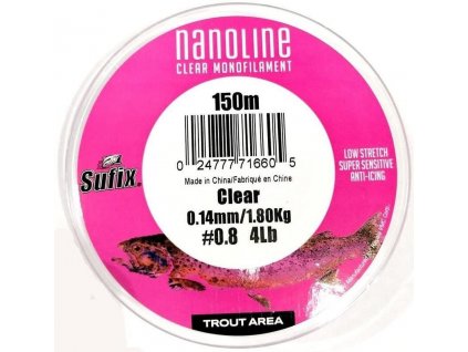 Sufix vlasec Nanoline Clear