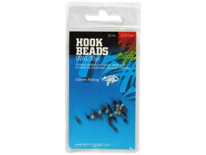 Giants Fishing zarážka na háček Hook Beads Oval 30 ks (G-71114)