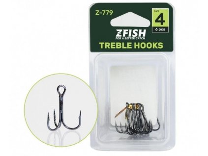 Zfish trojháčiky Treble Hooks Z-779