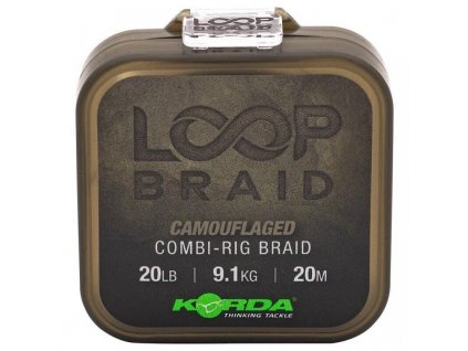 Korda náväzcová šnúrka Loop Braid 20 m 20 lb 9,1 kg (KLB20)