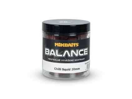 Mikbaits neutrálne vyvážené boilies Balance Spiceman Chilli Squid 250 ml