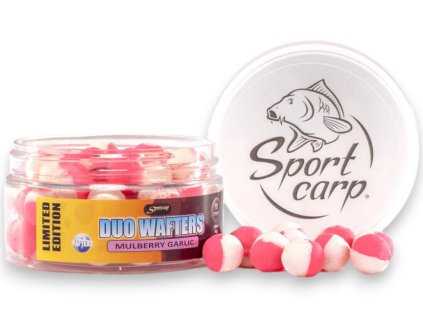 sportcarp neutralne vyvazene nastrahy duo wafters 11 mm 100 ml mulberry garlic