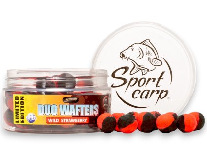 sportcarp neutralne vyvazene nastrahy duo wafters 11 mm 100 ml wild strawberry