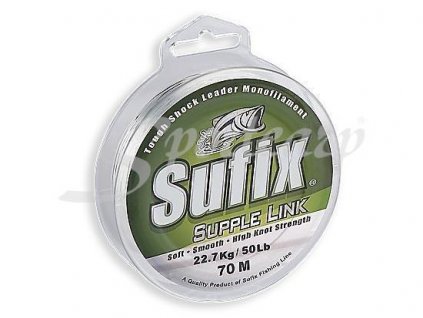 Sufix vlasec Supple Link 70 m černý 20 lb 9,1 kg