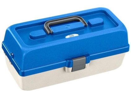 Plastica Panaro rybársky kufrík 118/ 2-poschodový bielo-modrý (PP-118-585)