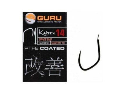 Guru háčiky Kaizen Hooks Barbless Spade End 10 ks