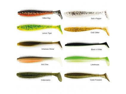 Fox gumova nastraha Rage Spikey Shad 7 cm