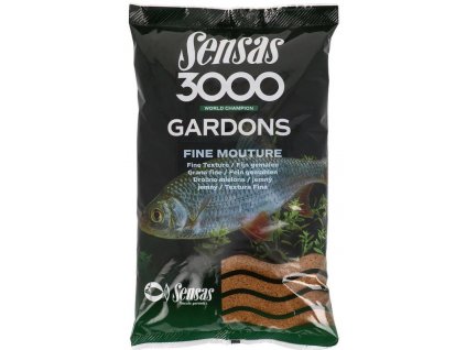 Sensas vnadící směs 3000 Gardons Fine plotice jemná 1 kg (10371)