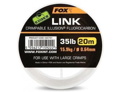 Fox Fluorocarbon Edges Link Illusion čirý 20 m