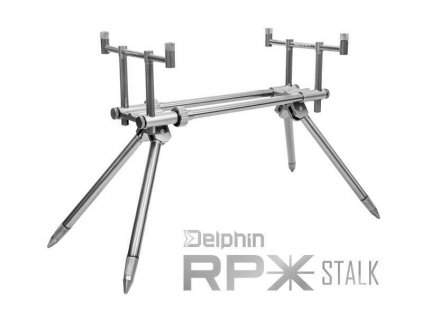 Delphin stojan na 2 pruty rodpod RPX Stalk Silver (101001624)