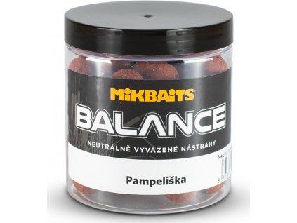 Mikbaits neutrálně vyvážené boilies Spiceman Balance Pampeliška 250 ml