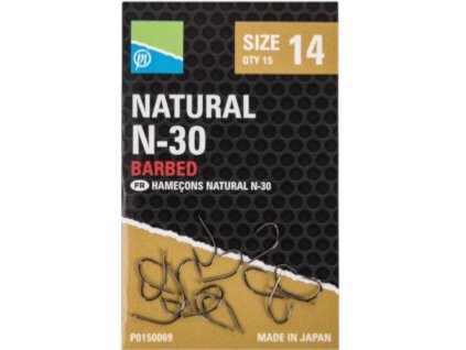 preston hacky natural n 30 hooks 15 ks 1