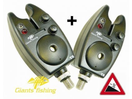 Giants Fishing hlásič Bite Alarm TR (12 V Baterie) 2 ks (G-10101/1+1)