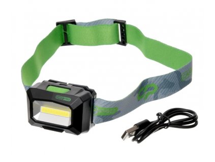 celovka carp pro headlamp with battery red white 3w cob