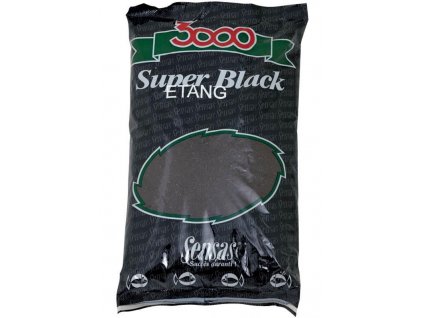 Sensas vnadící směs 3000 Super Black 1 kg