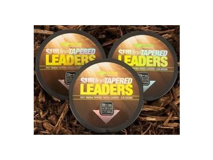 Korda ujímané šokové návazce Subline Tapered Leaders 5 x 12 m