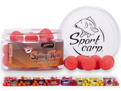 sportcarp plovouci boilies identic 150 ml 15 mm spicy krill (2)