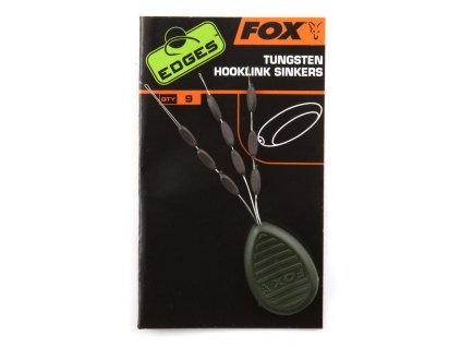 Fox ťažítka na náväzce Edges Tungsten Hooklink Sinkers (CAC585)