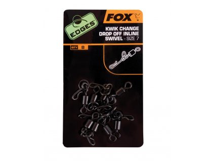 Fox obratlíky s krúžkom a rýchloklipom Edges Kwik Change Inline Swivel (CAC494)