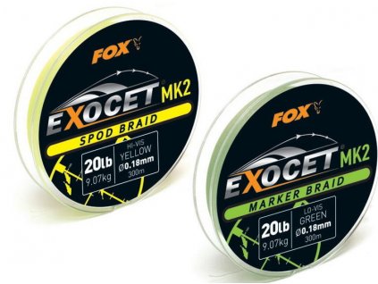 Fox šňůry na naviják Exocet MK2